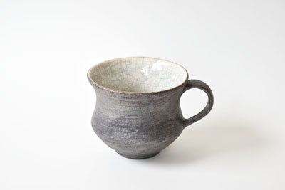 白×黒　マグカップ